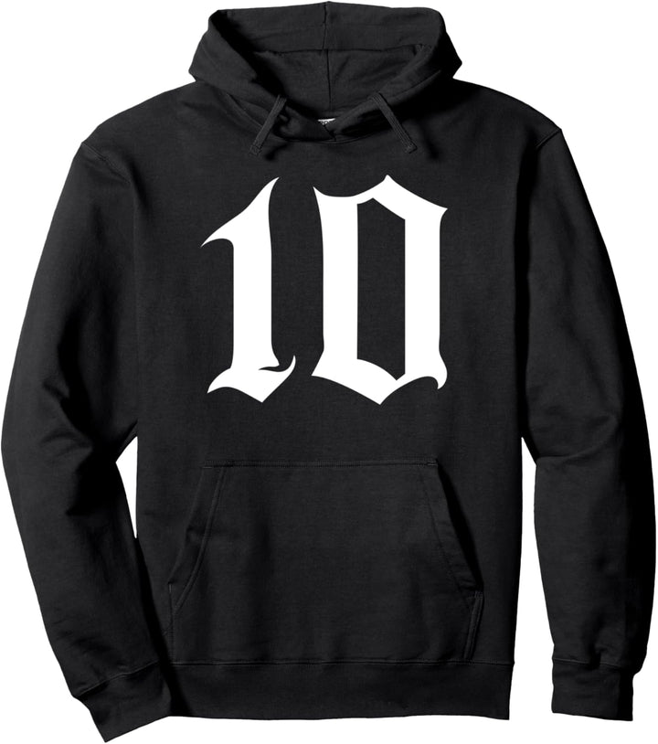 Alte englische Nummer 10 oder Zehn Pullover Hoodie