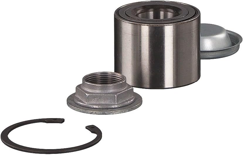 febi bilstein 40014 Radlagersatz mit Achsmutter, Sicherungsring und Staubkappe , 1 Stück