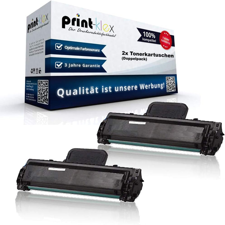 2X Print-Klex Tonerkartuschen kompatibel für Samsung ML 1670 ML 1672 ML 1674 ML 1675 ML 1678 ML 1860