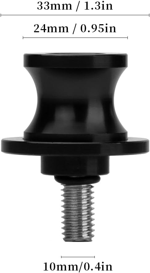 M10 Paddock-Ständer Bobbins für Vulcan S 650 (VN650) 2015-2025 Motorrad Bobbins Spulen für den Paddo