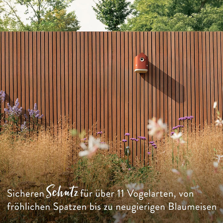 Elho Cosy Bird House 18cm - Vogelhaus - für über 11 Arten - 100% Recyceltem Plastik - L17.6 x B18 x