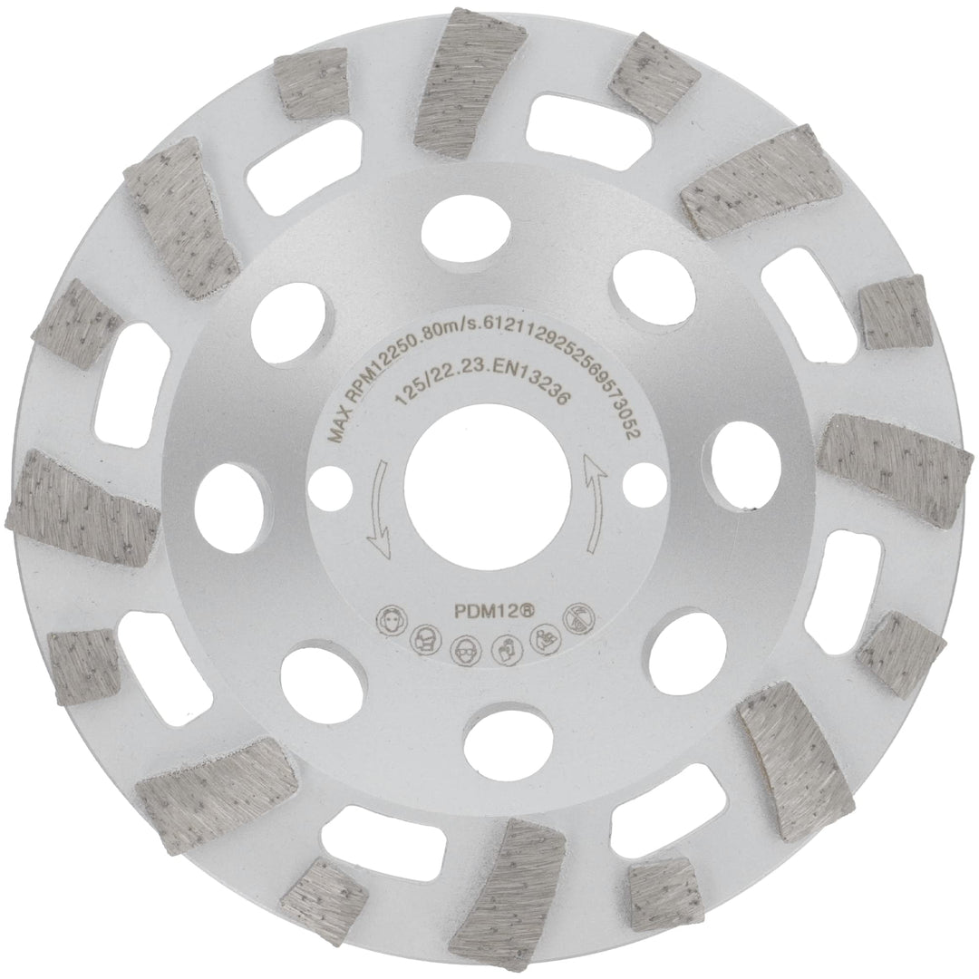 PRODIAMANT Profi Diamant-Schleiftopf Beton 125 mm x 22,2 mm Diamantschleiftopf PDX82.916 125mm passe