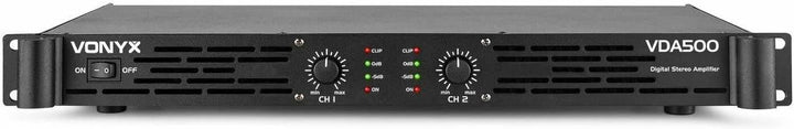 Verstärker - Vonyx VDA500 Class-D-Stereo-Verstärker 500 Watt (2x 250 Watt) - Schwarz