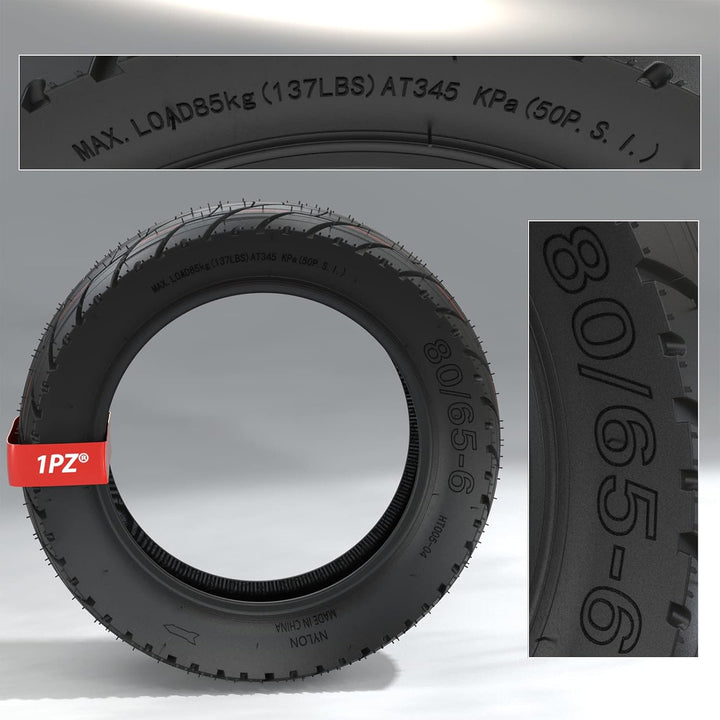 1PZ F3T-K65 Reifen und Schlauch 10x3.0 80/65-6 Ersatz für Kugoo M4 / M4 Pro Zero 10X Elektroroller 9