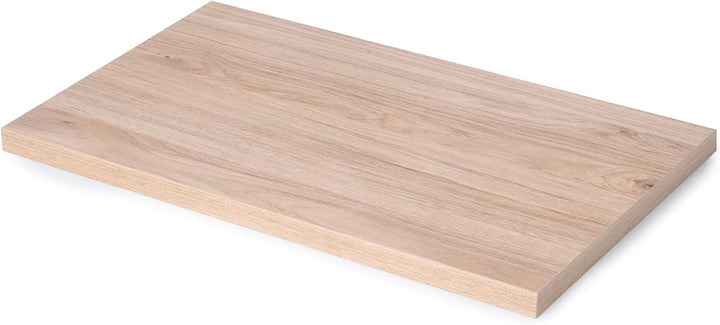 Emuca - Tischplatten für Küche, Esstisch oder Schreibtisch, Rechteckige Tischplatte 900x500mm, Eiche