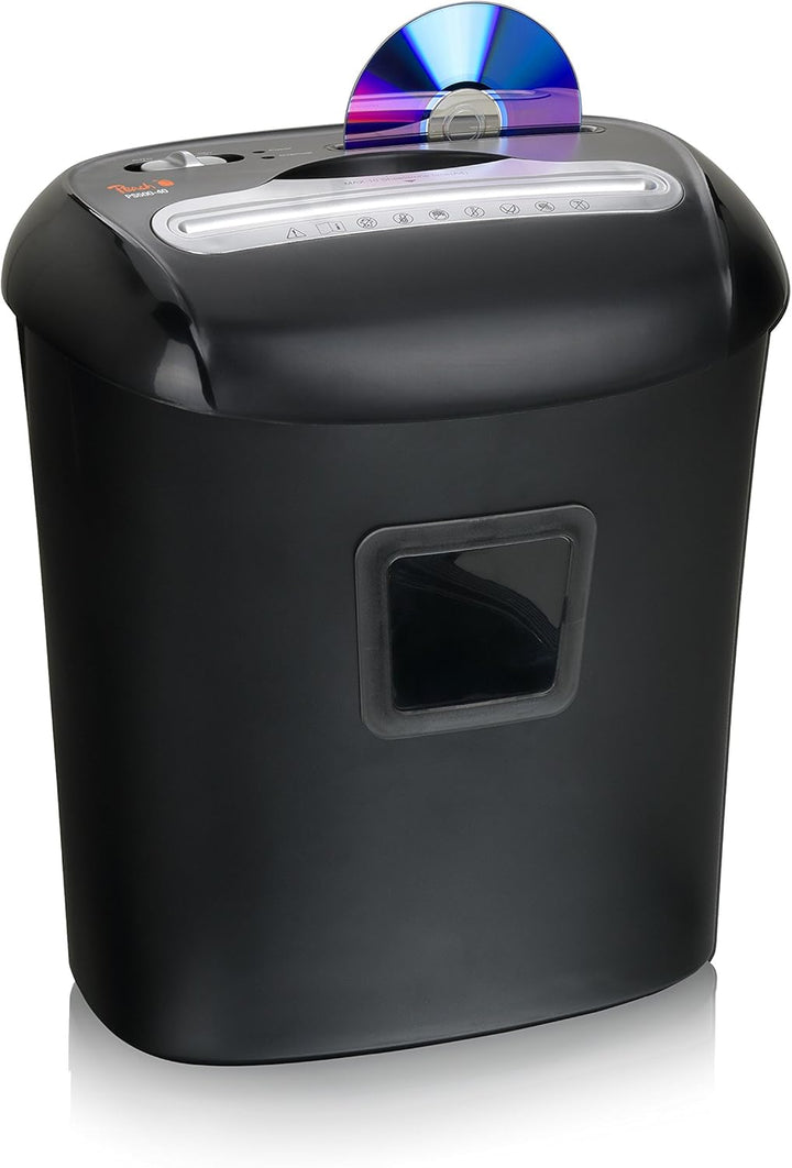 Peach PS500-40 Partikelschnitt Aktenvernichter, 10 Blatt, 21 Liter, 5 x 16 mm Partikel (P-4), Papier