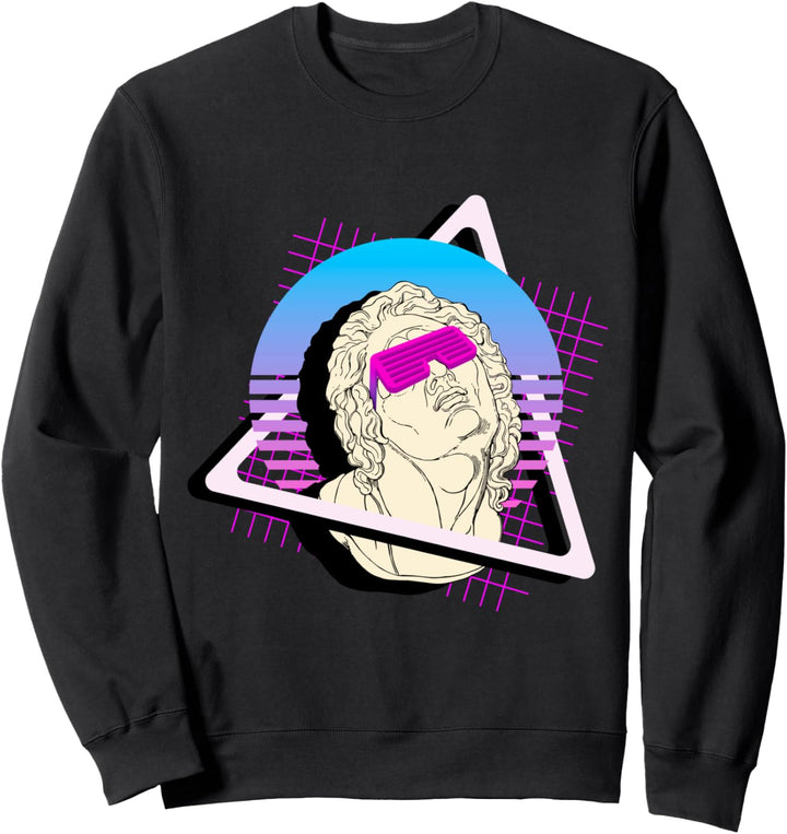 80er & 90er Jahre Ästhetische Dampfwellenstatue Swag Style Sweatshirt