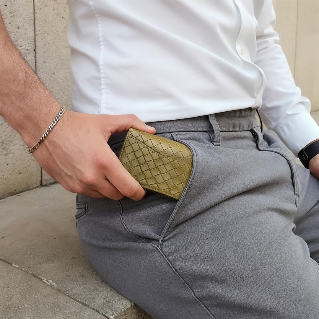 ProWallet Slim 6,7cm, 10,5cm, 1,4cm Grün Gewebt, 6,7cm, 10,5cm, 1,4cm Grün Gewebt