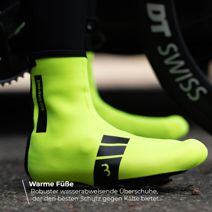 BBB Cycling Fahrrad Herren und Damen Winter Schuhüberzieher Windfest Kälteschutz Überschuhe für Renn