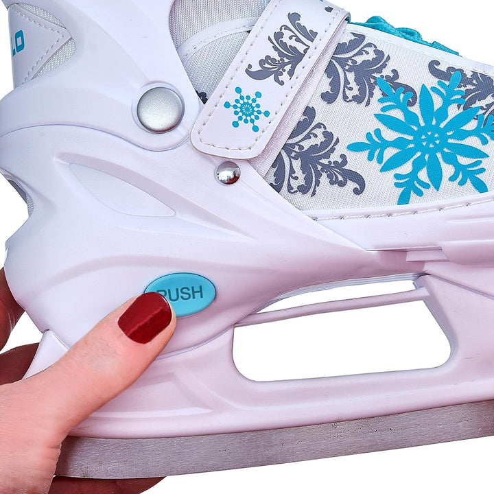 Apollo Ice Skates X Pro | verstellbare Schlittschuhe für Damen, Kinder und Jugendliche | schicke Eis