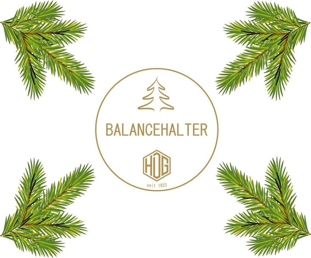 Baumkerzenhalter Balancehalter Pendelhalter für Weihnachtsbaum matt Silber (Silber, 6er)