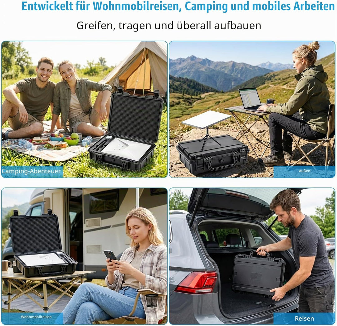 Starlink Mini Tasche, wasserdichte stossfeste Tragetasche mit Eva-Schaum, tragbare Reisetasche für S