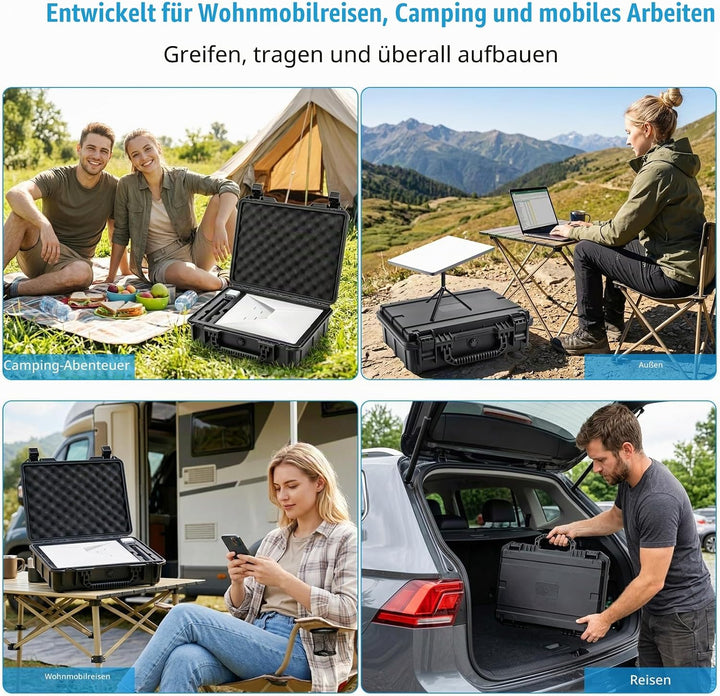 Starlink Mini Tasche, wasserdichte stossfeste Tragetasche mit Eva-Schaum, tragbare Reisetasche für S