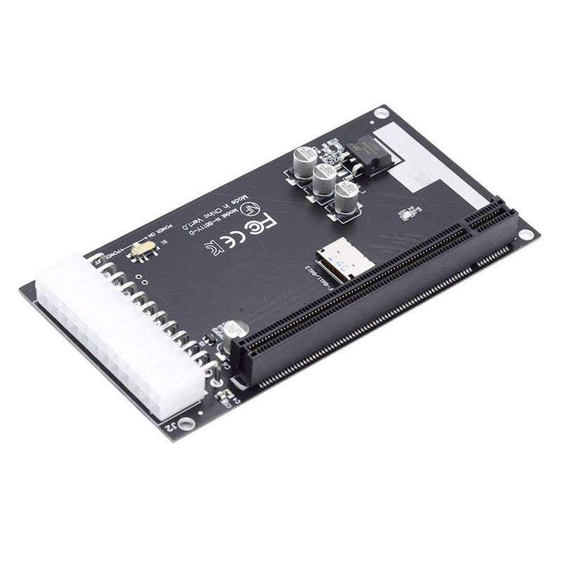 chenyang Oculink SFF-8612 4X auf PCIE X16 PCI-Express Adapter mit ATX 24Pin Power Port für Mainboard