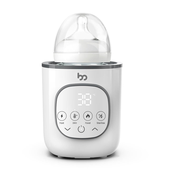 Babyflaschenwärmer für schnelles und gleichmässiges Erwärmen von Muttermilch, 8 in 1 Multifunktion B