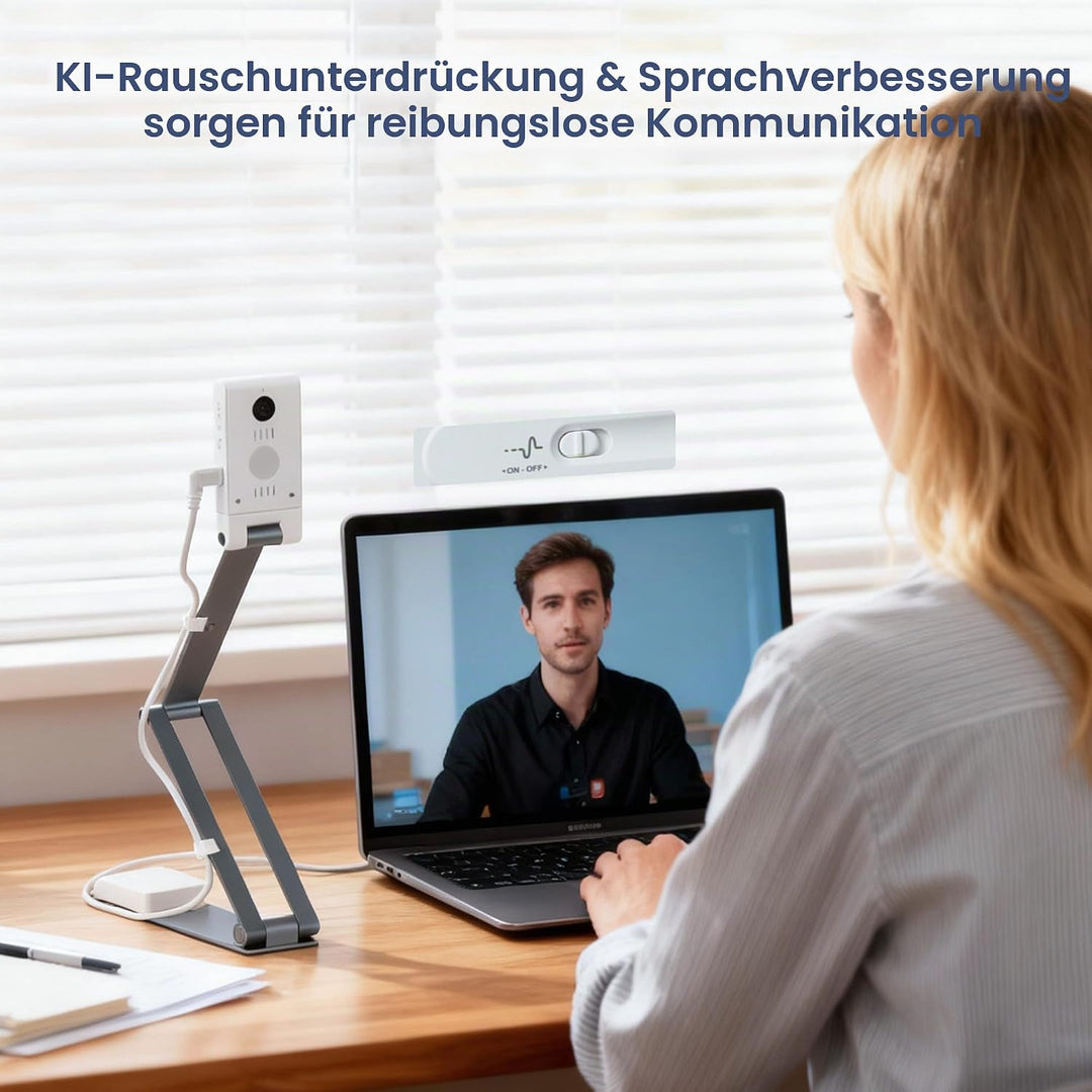 Dokumentenkamera Scanner USB Mobil: 16MP 4K A3 Dokumentenscanner mit Autofokus AI Rauschreduzierung