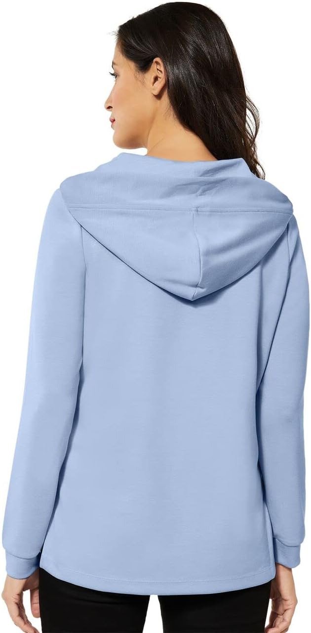 Street One Damen Hoodie 36 Light Lake Blue, 36 Light Lake Blue