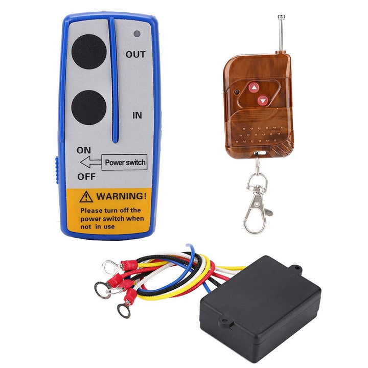 Drahtlose Fernbedienung, Qiilu Windensteuerung, 12V 50ft Universal Kit für die drahtlose Windenferns