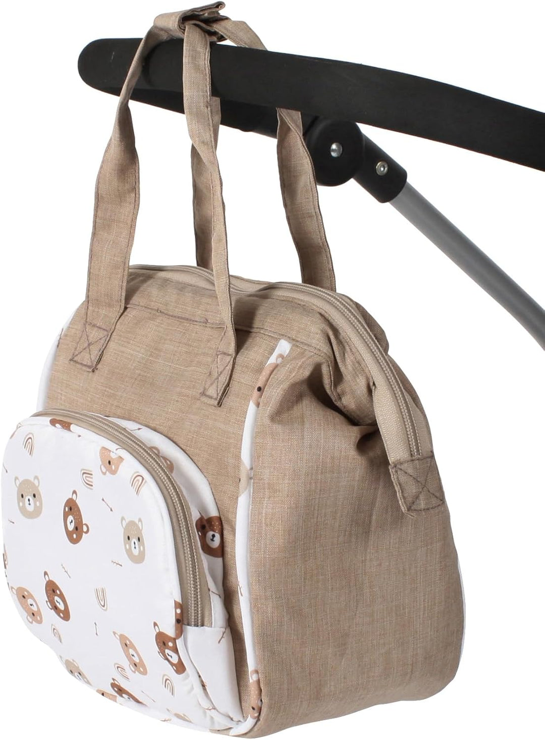 Bayer Chic 2000 - Puppen-Wickeltasche, Wickeltasche für Puppen, Puppenzubehör, Puppentasche, Bärchen