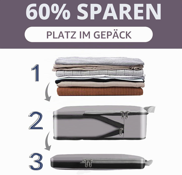 Eono Komprimierbaren Packwürfeln zur Organisation Ihres Reisegepäcks, Compression Packing Cube, Pack