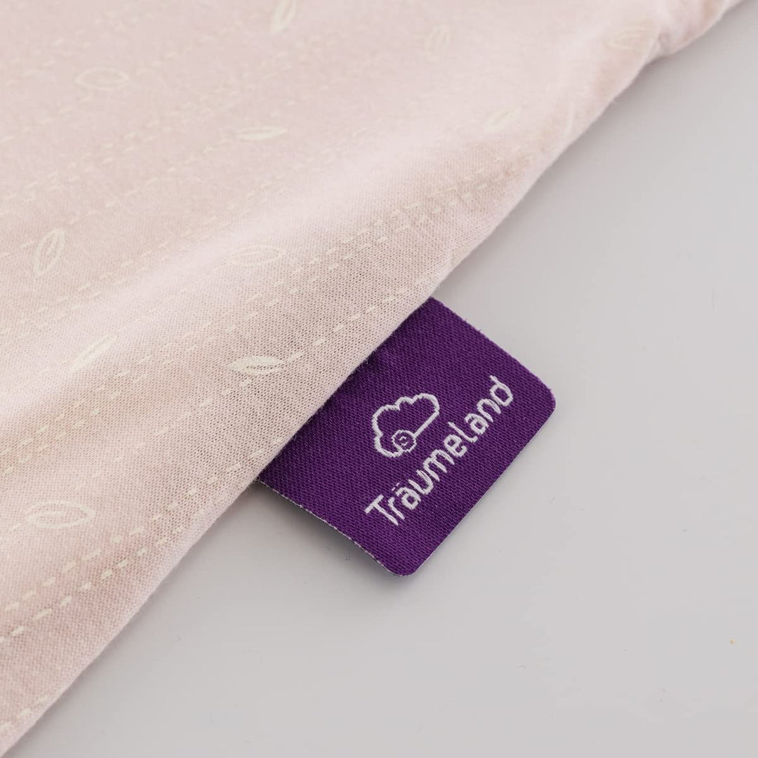 GOTS Schlafsack LIEBMICH, Design Blätter beige, Grösse 70 - kontrollierte und zertifizierte Herstell