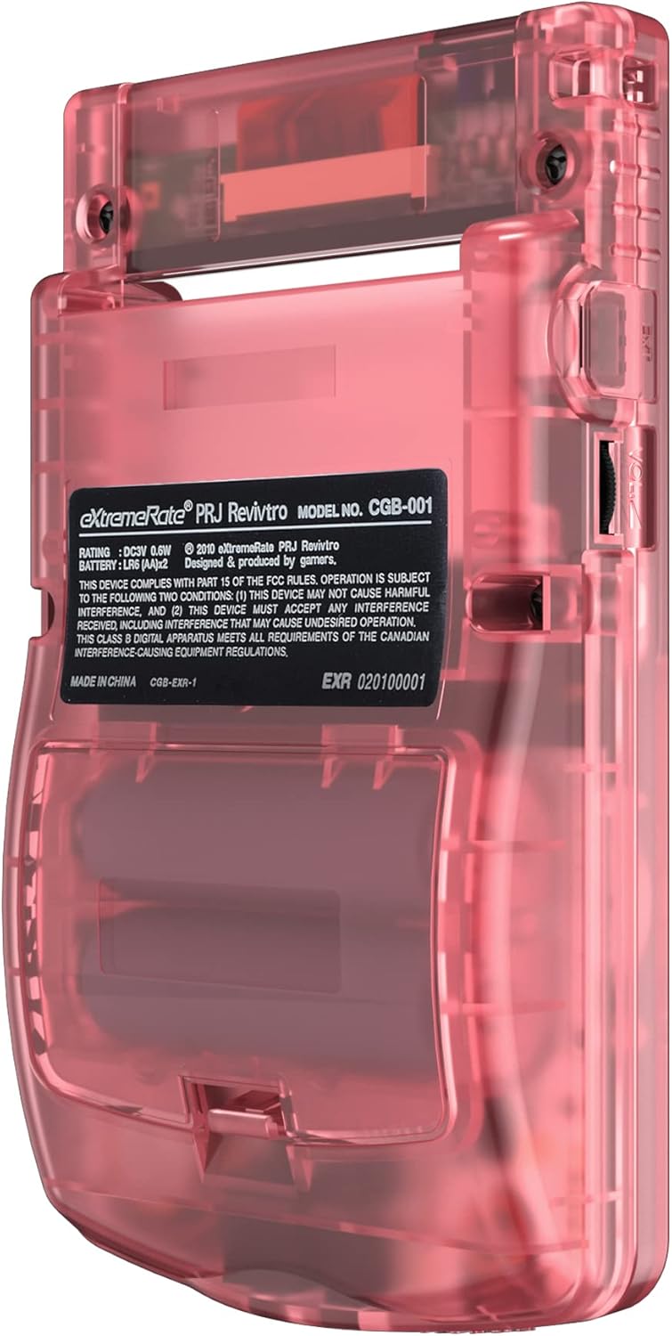 eXtremeRate Full Gehäuse&Tasten für Gameboy Color, DIY-Ersatz IPS Ready Upgraded Case Hülle für gbc