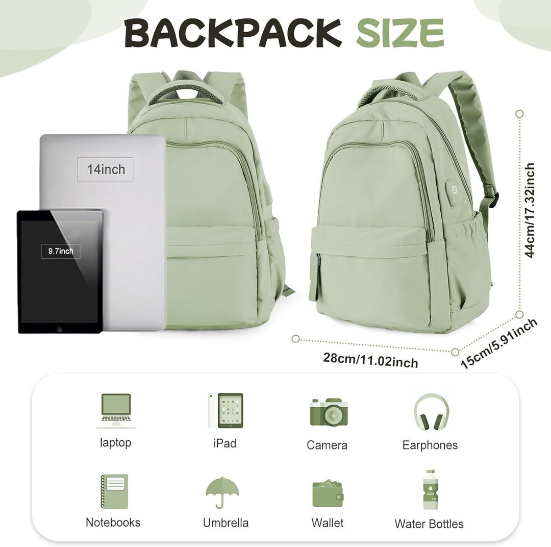 Schulrucksack Mädchen Jungen Rucksack Schule Teenager,Wasserdicht Rucksack School Bag,Schulranzen La