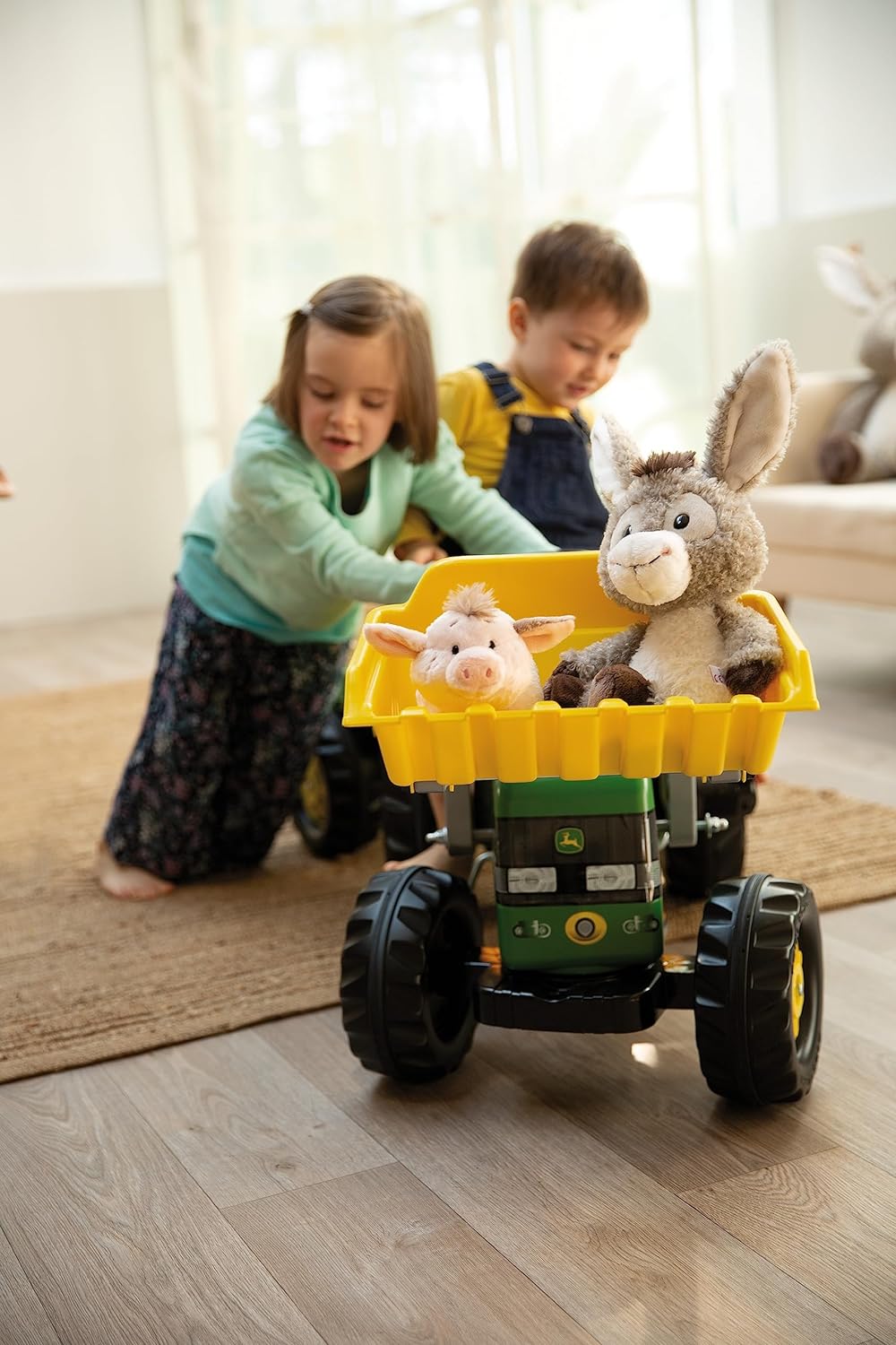 NICI 49034 Kuscheltier Esel Donkeylee 33cm grau schlenkernd-Nachhaltiges Stofftier aus weichem Plüsc