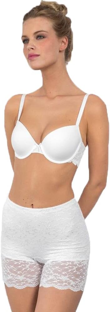 Nina von C. Silver Edition Spitzen-Shorts Damen 36 Weiss