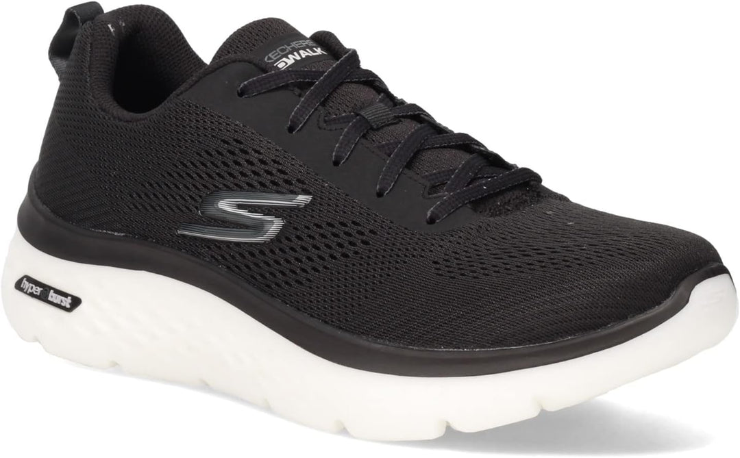 Skechers Herren Go Walk Hyper Burst Sneaker 43.5 EU Schwarz 2, 43.5 EU Schwarz 2