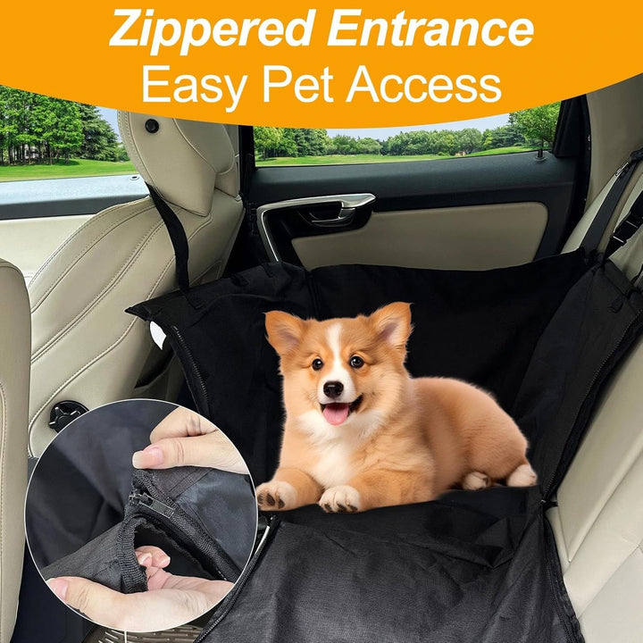 Hunde Autositz für Kleine Mittlere Hunde, Hundesitz Auto Rückbank, Hundeautositz, Hundeschutz Auto R