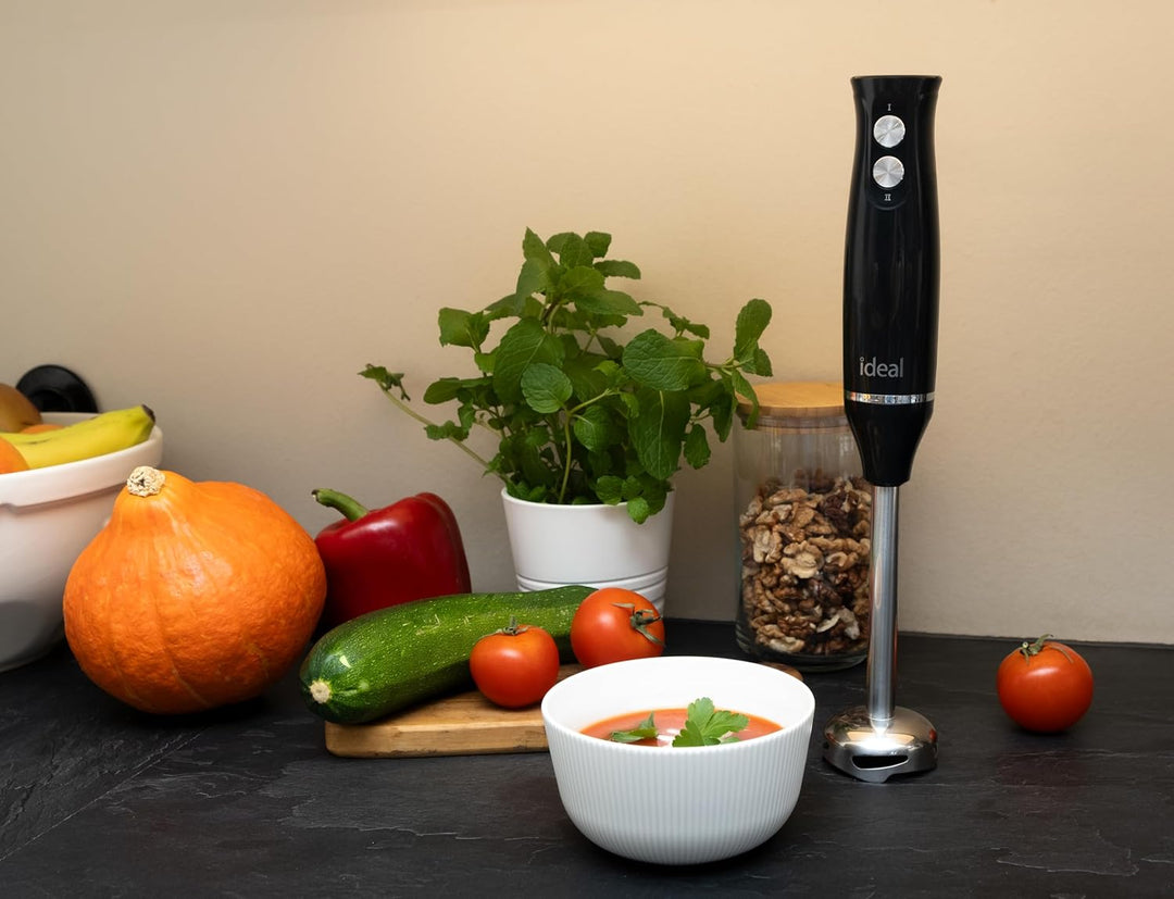 Stabmixer, Multifunktionsmixer Elektrische Stabmixer Container mit Schredder 500ml und 800ml Messbec