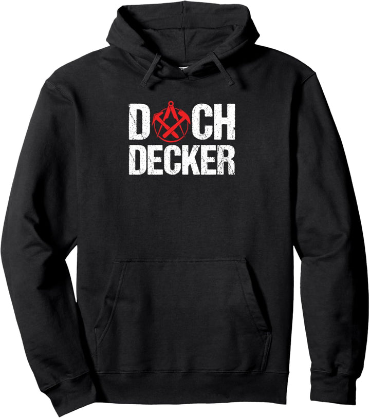 Dachdecken Dachdecker Dachdeckerei Dachmaterial Geschenk Pullover Hoodie