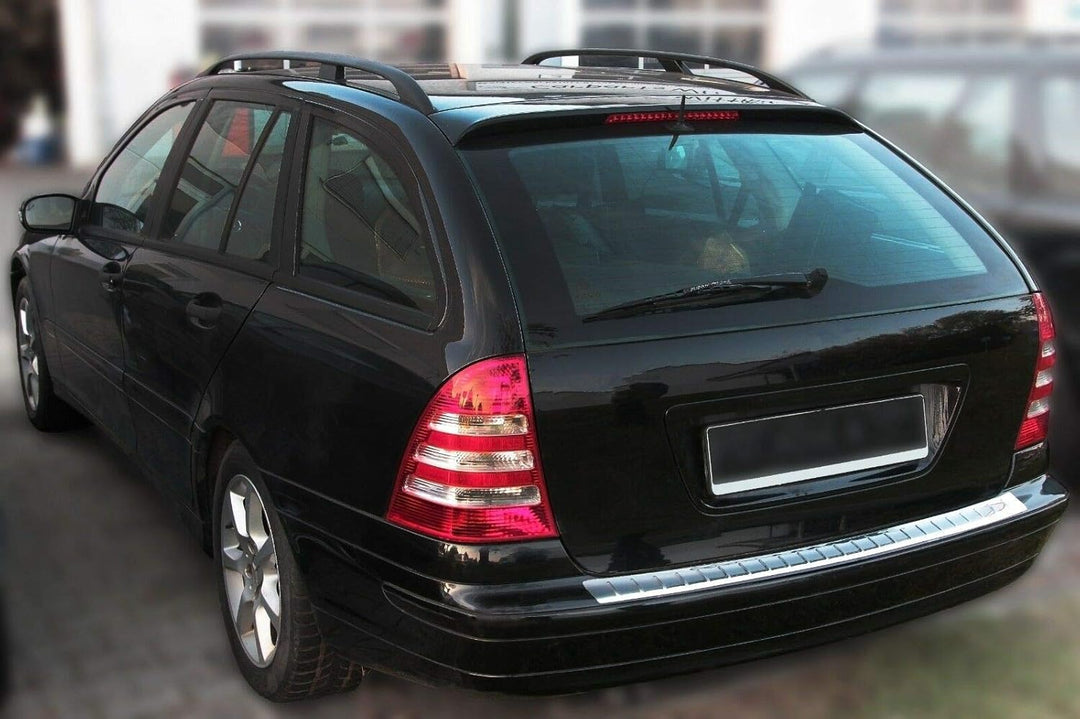 Ladekantenschutz Edelstahl CHROM kompatibel für MERCEDES C-KLASSE S203 T-MODELL | 2001-2007 | premiu