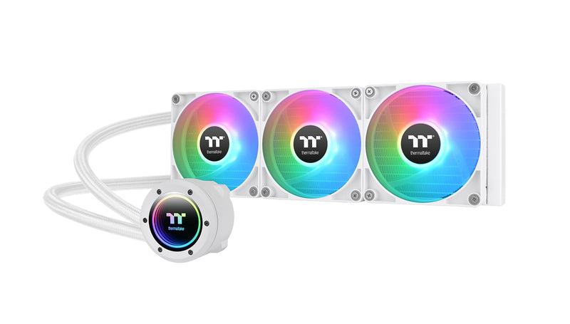 Thermaltake TH360 V2 ARGB Sync CPU Liquid Cooler Snow Edition All-In-One 360mm ARGB Snow, 360mm ARGB