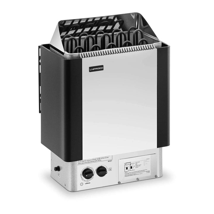 UNI_SAUNA_S9.0KW Saunaofen elektrisch 9 kW 30 bis 110 °C inkl. Steuerung Überhitzungsschutz Timer Ze