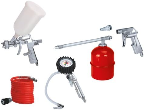 Einhell Kompressor TE-AC 230/24/8 + Druckluft Set, 5-teilig passend für Kompressoren inkl. 5-tlg. Dr