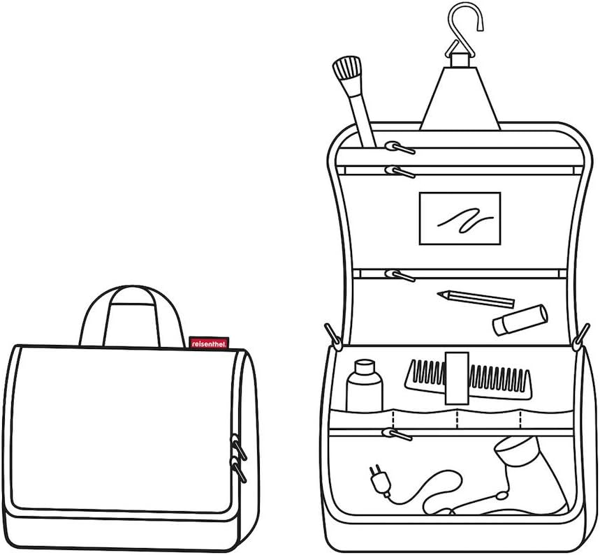 reisenthel toiletbag XL dots - praktischer Kulturbeutel mit Haken, wasserabweisendes Material, Dots