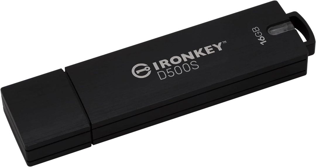 Kingston IronKey D500S Hardwareverschlüsselter USB-Stick 16GB FIPS 140-3 Lvl 3 (ausstehend) AES-256