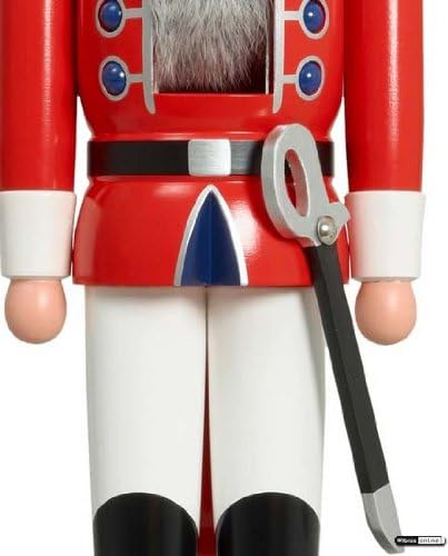 Seiffener Volkskunst Erzgebirge Nussknacker Husar 50 cm (rot), Rot
