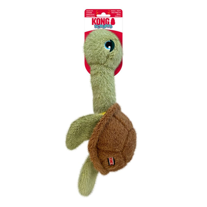 Kong Scruffs Hundespielzeug aus Plüsch, Schildkröte, Schildkröte