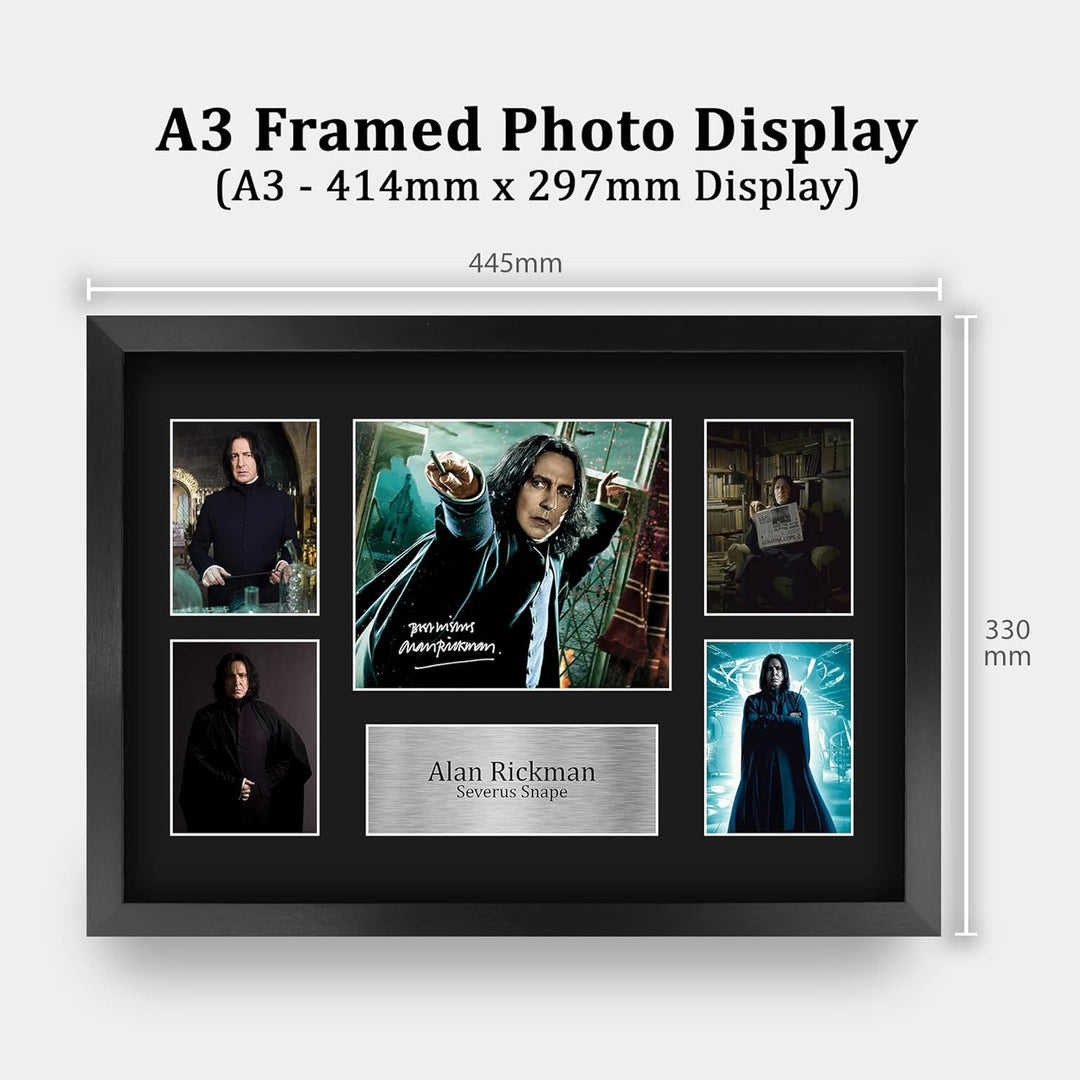 HWC Trading FR A3 Alan Rickman Harry Potter Severus Snape Geschenke Geducktes Signiertes Autogramm F