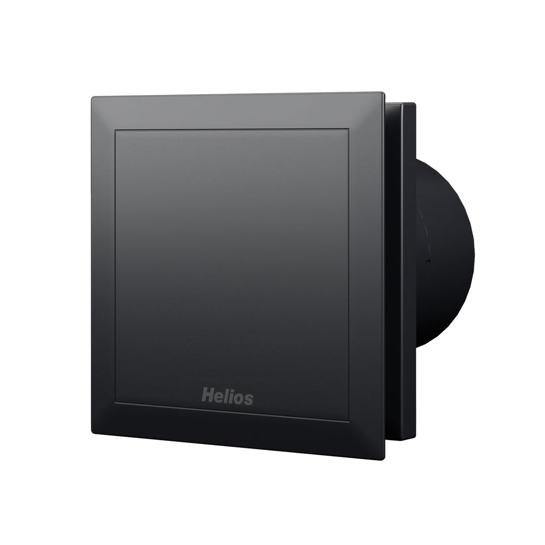 Helios Badlüfter M1/100 black wahlweise mit Nachlaufsteuerung, Feuchtesteuerung, Bewegungsmelder zur