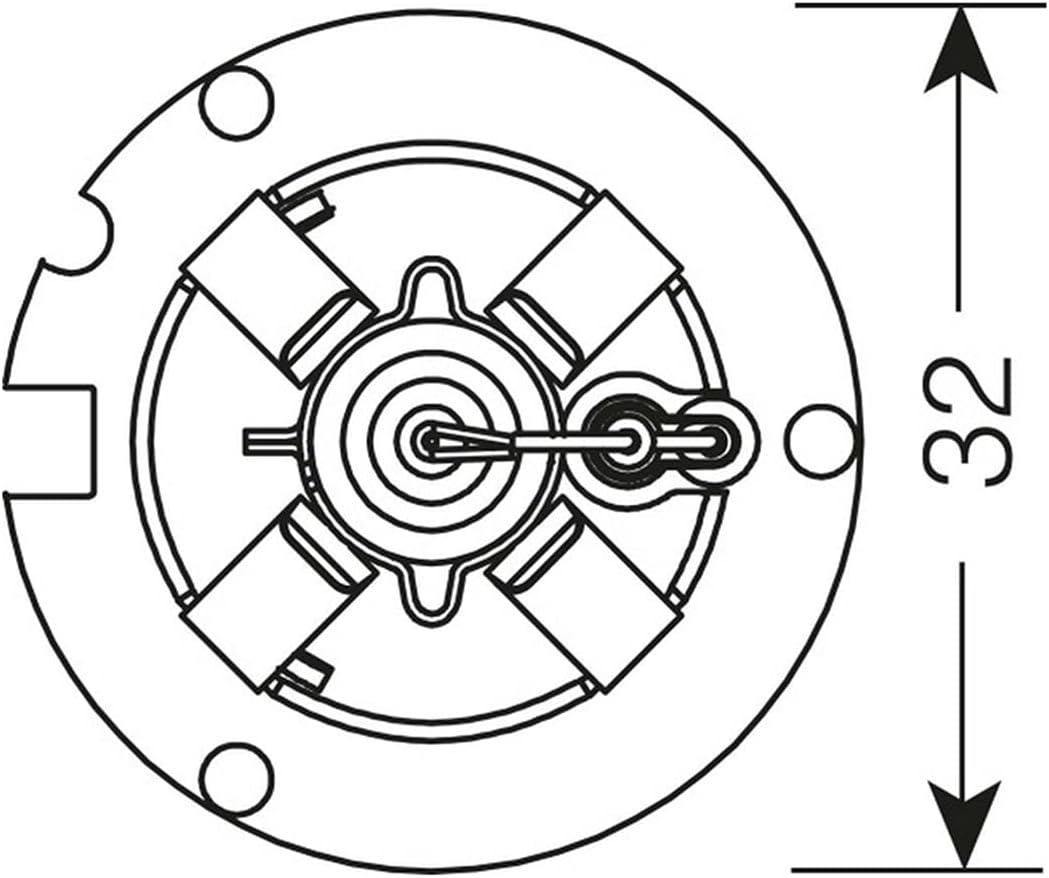 HOALTE D2R Xenon Brenner Blue Performance 6200K - Scheinwerferlampe D2R Xenon Lampe Auto HID - Brenn