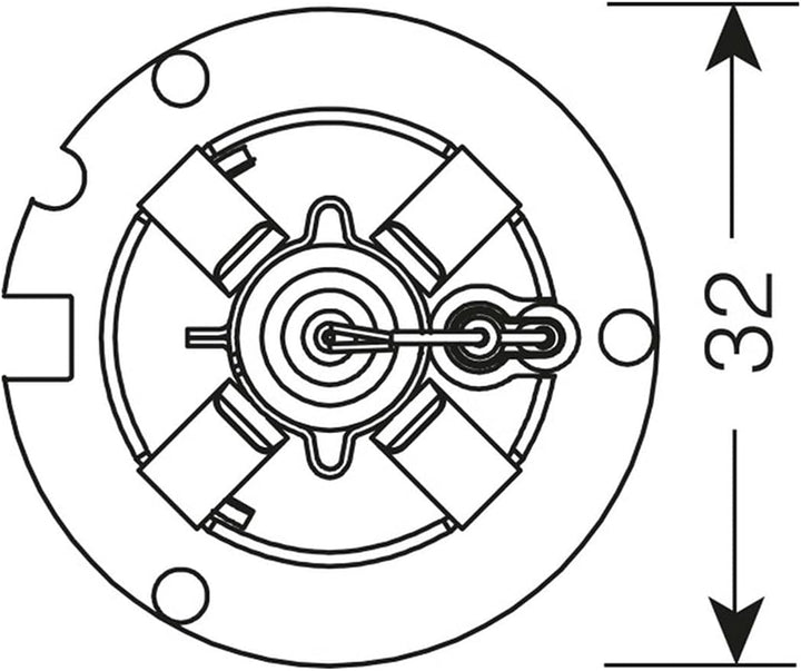 HOALTE D2R Xenon Brenner Blue Performance 6200K - Scheinwerferlampe D2R Xenon Lampe Auto HID - Brenn