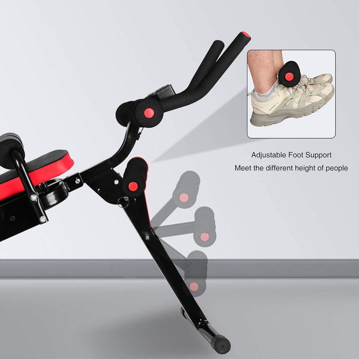Bauchtrainer Faltbare Sit-Up-Bank, Bauchmuskeltrainer für Armtrainer Bauchtrainer Beintrainer und Rü