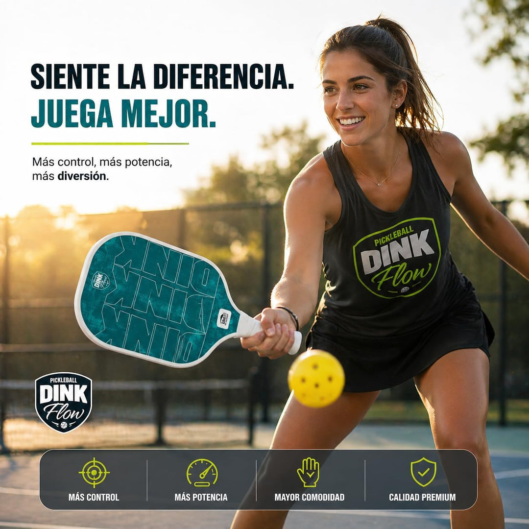 Pickleball-Schläger-Set mit 2 Schlägern aus Kohlefaser, 4 Bällen und Tasche, Pickleball-Schläger, id