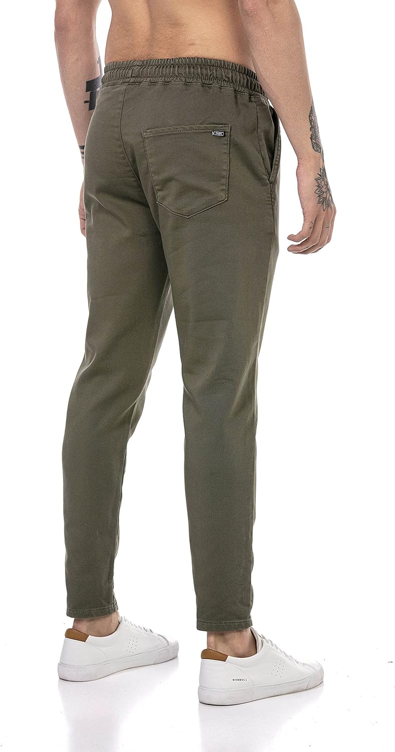 Redbridge Hose für Herren Freizeit-Hose Jogger Pants Chino, Khaki