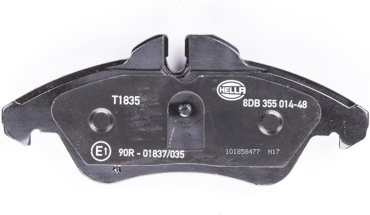 HELLA PAGID 8DB 355 014-481 Bremsbelagsatz - T1835 - Dicke/Stärke: 20.7mm - Bremssystem: Teves - ink