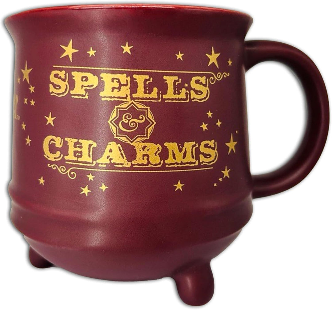 Harry Potter Kessel 3D - Spells and Charms Unisex Tasse rot Keramik Fan-Merch, Filme Standard Rot, S